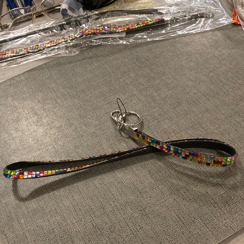 Colorful Beaded Keychain Lanyard 5